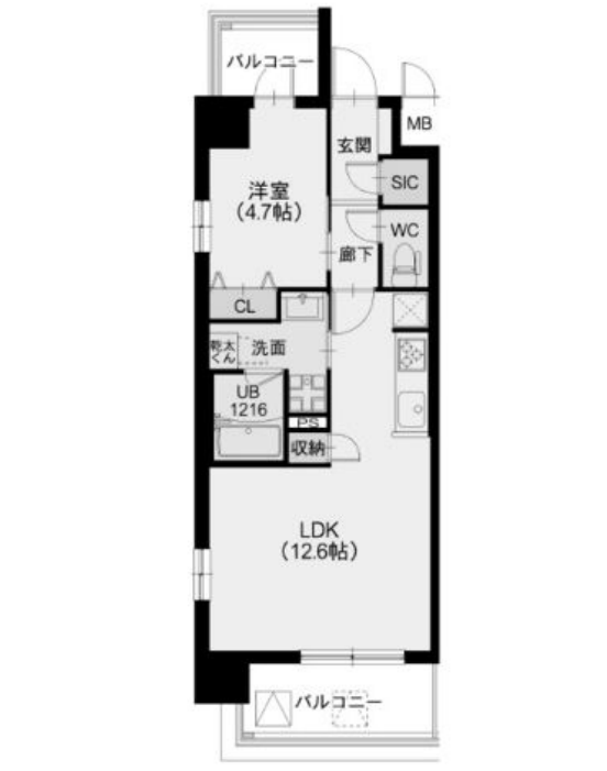 物件○○の間取り図