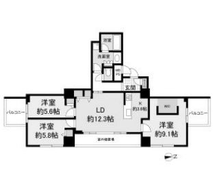 物件○○の間取り図