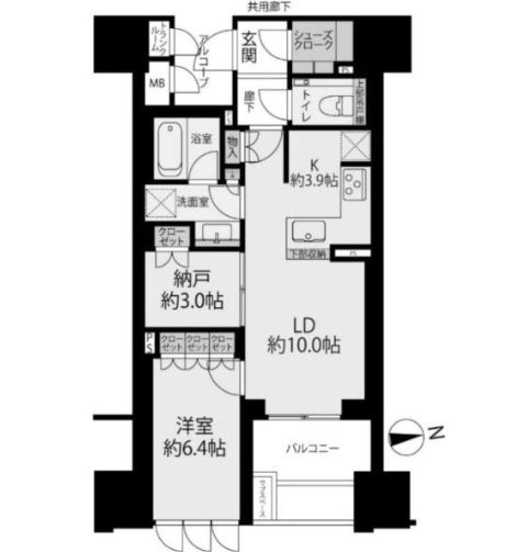 物件○○の間取り図