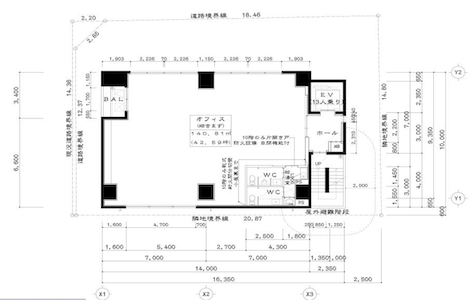 物件○○の間取り図