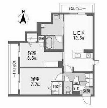 物件○○の間取り図