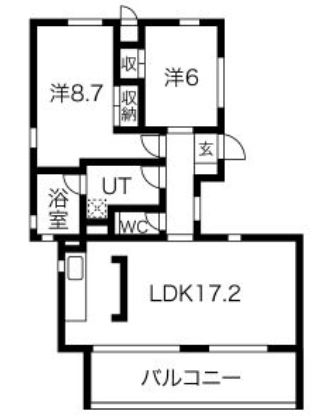 物件○○の間取り図