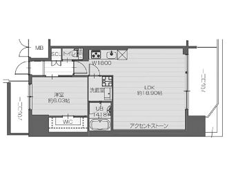 物件○○の間取り図