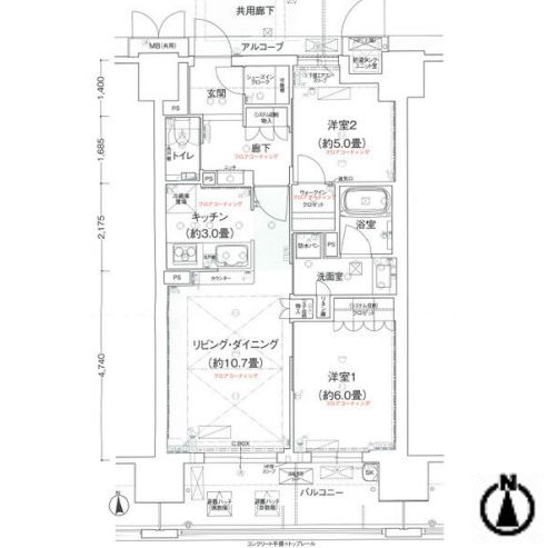 物件○○の間取り図