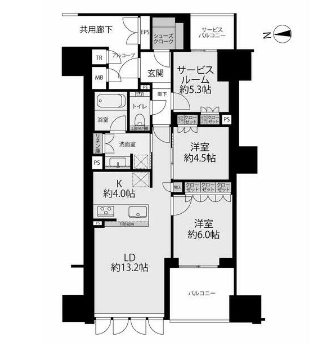 物件○○の間取り図