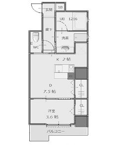 物件○○の間取り図