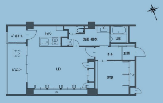 物件○○の間取り図