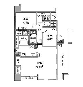 物件○○の間取り図