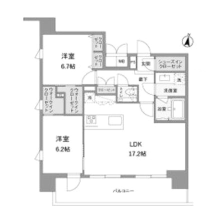 物件○○の間取り図