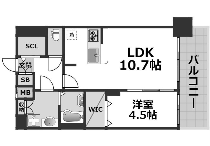 物件○○の間取り図