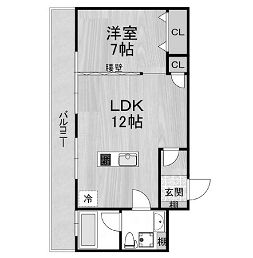 物件○○の間取り図