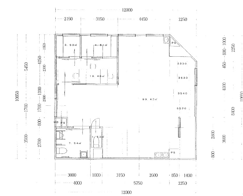 物件○○の間取り図
