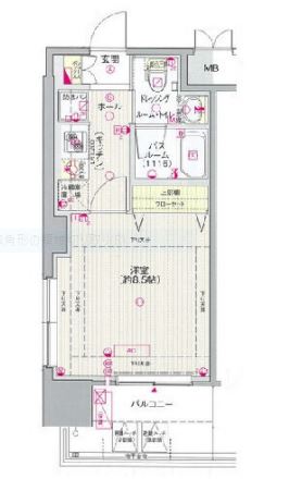 物件○○の間取り図