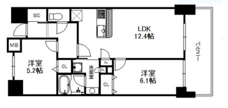 物件○○の間取り図