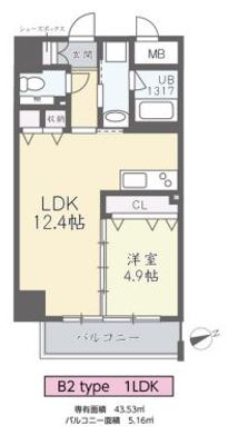 物件○○の間取り図