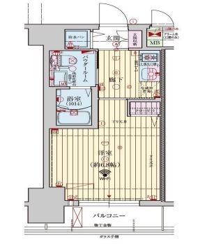 物件○○の間取り図