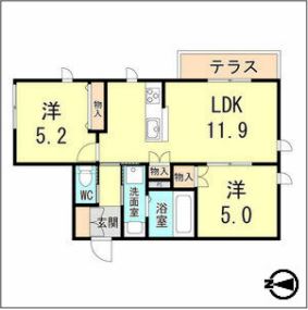 物件○○の間取り図