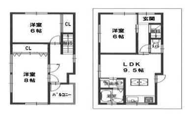 物件○○の間取り図