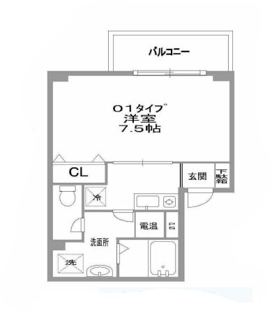 物件○○の間取り図