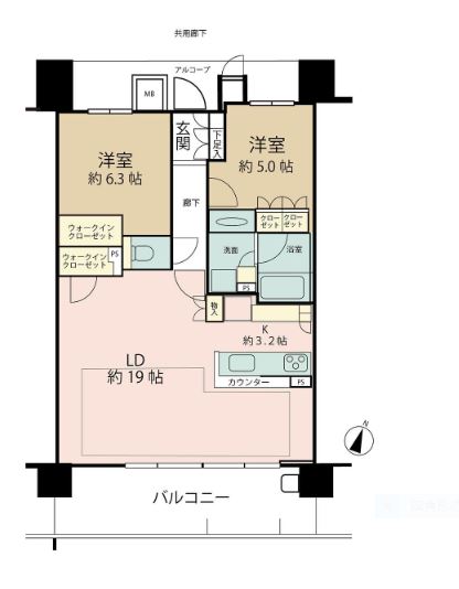 物件○○の間取り図