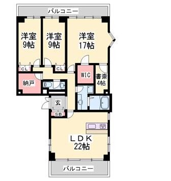 物件○○の間取り図