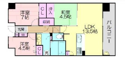 物件○○の間取り図