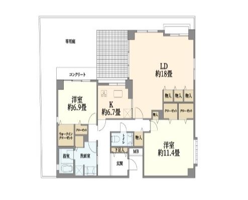 物件○○の間取り図