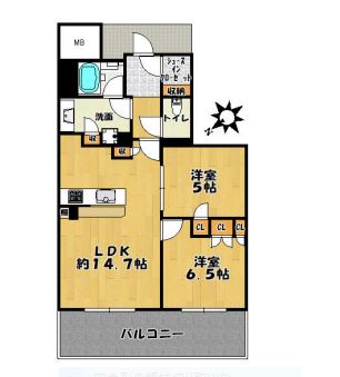 物件○○の間取り図