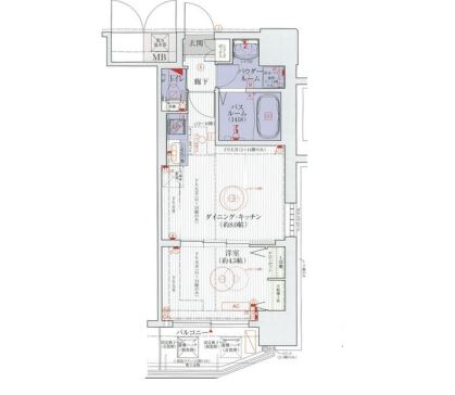 物件○○の間取り図