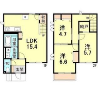 物件○○の間取り図