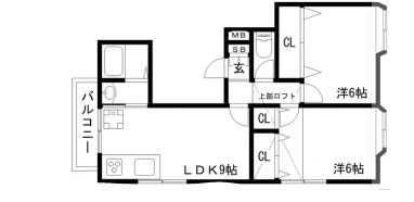 物件○○の間取り図