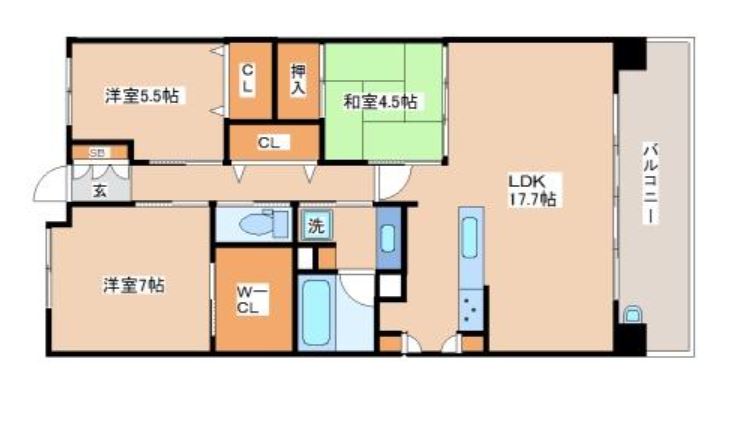 物件○○の間取り図