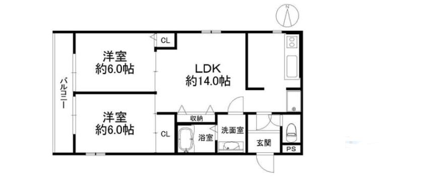 物件○○の間取り図