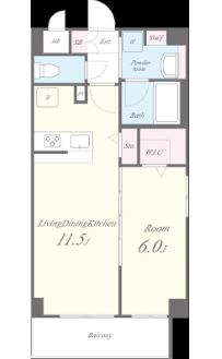 物件○○の間取り図