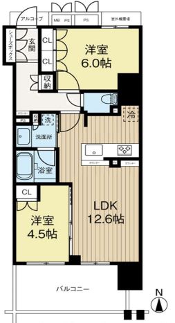 物件○○の間取り図