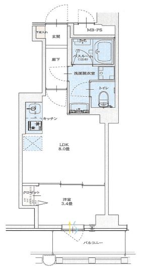 物件○○の間取り図