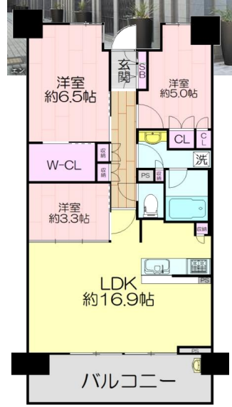 物件○○の間取り図