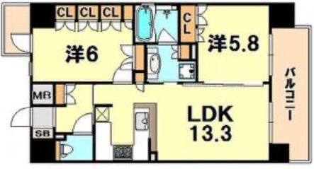 物件○○の間取り図