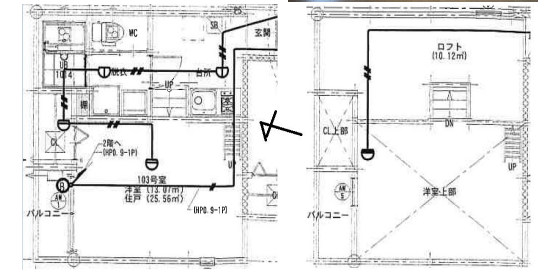 物件○○の間取り図