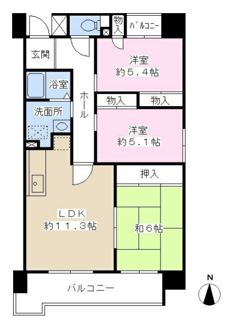 物件○○の間取り図