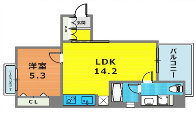 物件○○の間取り図