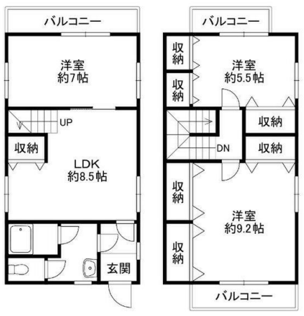 物件○○の間取り図