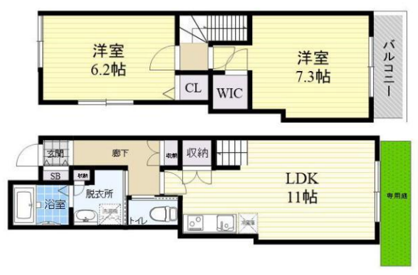 物件○○の間取り図