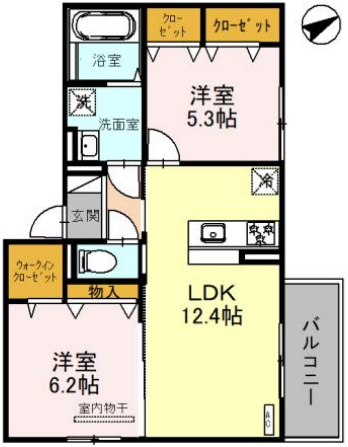 物件○○の間取り図