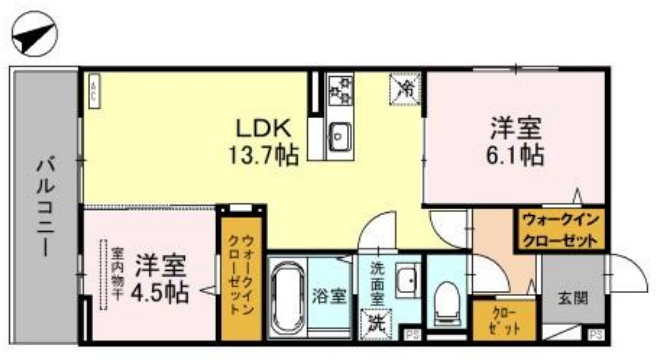 物件○○の間取り図