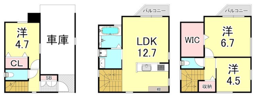 物件○○の間取り図