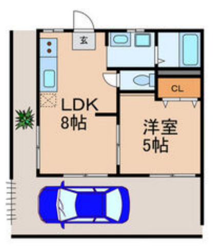 物件○○の間取り図