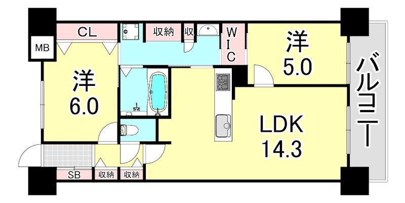 物件○○の間取り図