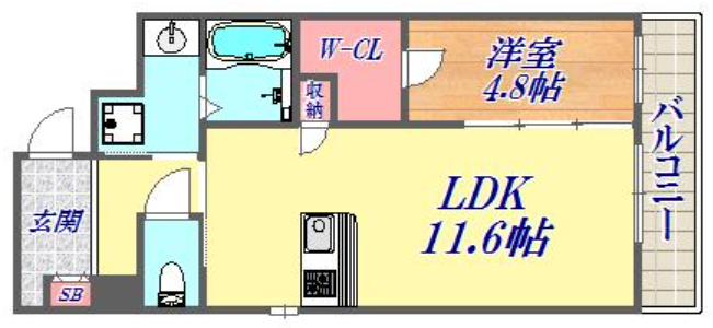 物件○○の間取り図