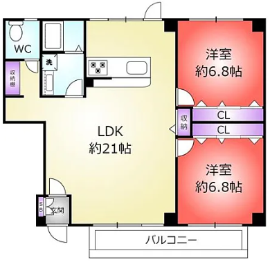 物件○○の間取り図